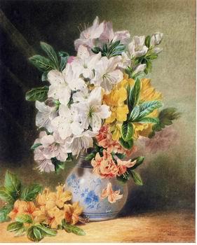 unknow artist Floral, beautiful classical still life of flowers.031 oil painting image